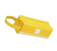 Mehrzweck Federmäppchen, großes Fassungsvermögen, doppellagige Tasche, Leinenbeutel, Make up Aufbewahrungstasche, bunter Behälter