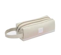 Mehrzweck Federmäppchen, großes Fassungsvermögen, doppellagige Tasche, Leinenbeutel, Make up Aufbewahrungstasche, bunter Behälter