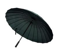 Meichoon Regenschirm Sturmfest XXL Groß 24 Rippen Mode Langen Griff Geraden Regenschirm Anti-Uv-Sonne/Regen Winddicht Wasserdichte Reise Golfschirm