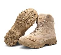 Meidiastra Bequeme Herren Militärstiefel Truppen rutschfest Tragbar Kampfstiefel Atmungsaktiv BW Stiefel Schwarz Taktische Stiefel Sand 44