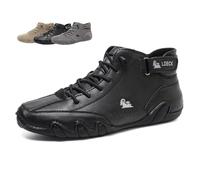 MEIION mivoxa Ludwig Deck orthopädische Premium Barfuß-Lederschuhe Italienische Wildleder Stiefel - Ultra-Bequeme und rutschfeste Barfußschuhe für optimalen Komfort und Stil