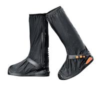 MEIJMJIA YMTECH Wasserdichte Schuhüberzieher, Rutschfeste & Wiederverwendbare Überschuhe mit Verdickter Sohle für Regen, Wandern & Gartenarbeit (Schwarz, 44-45 EU)