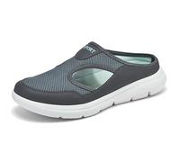 Meik Mangni Hausschuhe Damen Herren Clogs Leichte Grau Grün Gr.41 EU