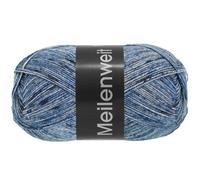MEILENWEIT 100g Denim Mix Black Blue 4609 - Hell-/Dunkelgrau/Blau/Nachtblau