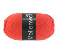 MEILENWEIT 100g uni 1396 - Kürbisrot