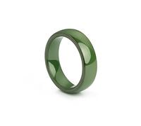 MeiLiSis Keramik-Ehering Für Frauen, 6 Mm Grüner Schlichter Glänzender Ehering, Geburtstagsgeschenkringe, Versprechensring, Klassischer Ehering Für Damen, Wie Abgebildet, 6