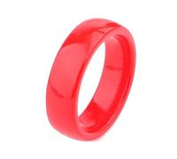 MeiLiSis Roter Keramikring, 6 Mm Glatter Ring, Einfacher Stil Für Frauen, Keramikring, Schmuck, Geburtstagsgeschenk, Keramik-Hochzeitsschmuck, Liebesring Für Frauen, Wie Abgebildet, 9