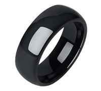 MeiLiSis Schwarze Keramikringe Für Damen - 8 Mm Breite, Keramikringe Für Herren, Langlebige Farbe, Ehering, Modischer Verlobungsschmuck, Geschenk, Accessoires, Schmuck, Wie Abgebildet, 8