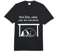 Mein Boss Schläft Unter Dem Schreibtisch Bürohund Comfort Colors Adult Heavyweight T-Shirt