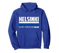 Mein Helsinki Skyline Heimat Stadt Souvenir Pullover Hoodie, Unisex für Erwachsene, Königsblau, XL