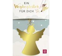 Mein kleines Schutzengelchen - Schlüsselanhänger: Hochwertiger Metall-Schlüsselanhänger in Gold-Optik | Liebevolles Geschenk für Freunde, Familie und Partner
