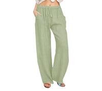 mein konto, damen culotte-hose, baumwollhose damen, hosen mit gummizug, stoffhose, sommerhose, leinen-baumwoll-hose, hose, gelbe hose, meine bestellungen, sommerhosen für frauen, damenhosen, generisch