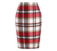 Mein Konto Meine Bestellungen Kleid Boho Damen Kurz Frauen Winter Hoch Taillierter, Figurbetonter, Knielanger Woll-Midirock Mit Tanzrock Tages Angebote