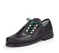 Meindl 1210-01 Herren Berchtesgaden Haferlschuhe Rindboxleder Lederbrandsohle, Schwarz, 46 EU