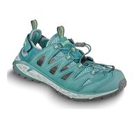 Meindl Brindisi Lady Damen Comfort Fit Trekkingsandale türkis-gelb Schuhgröße EU 41 Farbgruppe blau blau Damen