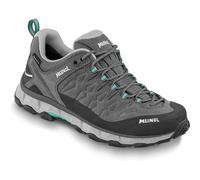Wanderschuh MEINDL "Meindl Lite Trail Lady GORE-TEX grau/türkis", Gr. 42, schwarz, Mesh, Veloursleder, unifarben, Schuhe, GORE-TEX - Winddicht, wasserdicht und atmungsaktiv (12185968-42) schwarz