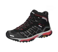 Meindl Wanderschuhe Finale Mid GTX 47030-01 - Gore-Tex, wasserdicht - Schwarz/Rot Größe 42 (UK 8)