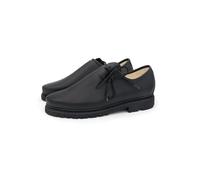 Meindl Haferlschuh Chiemgau, Elegante Herren Trachten Halbschuhe mit Schnürung, schwarz