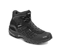 MEINDL Herren Trekkinghalbschuhe Quebec Mid GTX schwarz/silber 44 (4056284535765)