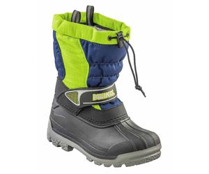 Meindl - Kanadische Stiefel - Snowy 3000 Vert/Bleu - Kindergröße 33 - Grün Grün 33