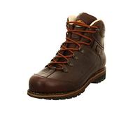 Meindl Leogang Identity original zwiegenähte Wanderschuhe mit Lederfutter und griffiger Laufsohle Dunkelbraun EU 44,5