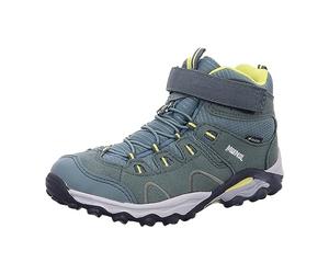 Meindl Lucca Jr Mid GTX, grün(schilfgelb), Gr. 38 | Stiefeletten, Gore-Tex, Grün, Klettverschluss, Wasserabweisend, Atmungsaktiv, Kinder, Schuhe