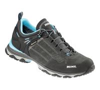 Meindl Ontario Lady GTX Damen Freizeitschuhe Wanderschuhe graphit-azurblau Schuhgröße EU 39,5 Farbgruppe grau grau Damen