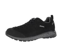 Meindl Paros Walker leichte und breite Multifunktionsschuhe mit Lederfutter für optimales Fussklima | Wanderhalbschuhe | Trekkingschuhe | Outdoorschuhe | Lederfutter schwarz EU 42