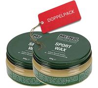 Meindl Sportwax Leder-Wachs Imprägnierer für Leder-Schuhe, Wanderschuhe (2 x 80 g)