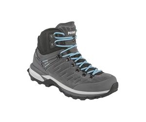 Meindl - Tages-Wanderschuhe mit GORE-TEX - Milford Lady GTX Gris/Azur für Damen aus Leder - Größe 39 - Grau Grau 39