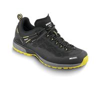 Meindl Top Trail GTX wasserdichte und stabile Wanderhalbschuhe Herren | Trekkingschuhe | Wanderschuhe | wasserdicht | Wildleder schwarz/gelb EU 42,5