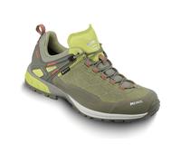 Meindl Wanderhalbschuhe Top Trail Lady GTX wasserdichte und stabile Trekkingschuhe mit Wildleder Obermaterial und griffiger Laufsohle grün/gelb EU 40