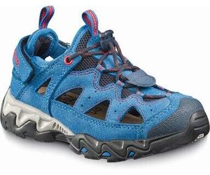 MEINDL Trekkingsandale Kinder Rudy Junior ozean/rot - Gr. - 28