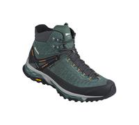 Meindl - Trekkingschuhe GORE-TEX - Top Trail Mid GTX Loden/Orange für Herren aus Leder - Größe 10 UK - Grau Grau 10 UK