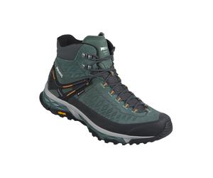 Meindl - Trekkingschuhe GORE-TEX - Top Trail Mid GTX Loden/Orange für Herren aus Leder - Größe 8 UK - Grau Grau 8 UK