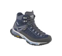 Meindl - Wanderschuhe Tageswanderung in GORE-TEX - Top Trail Lady Mid GTX Marine/Azur für Damen aus Leder - Größe 4,5 UK - Navy blau Navy blau 4.5 UK