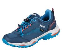 Outdoorschuh MEINDL "Meindl Wisper Junior GTX", Gr. 36, bunt (petrol, orange), Veloursleder, Mesh, unifarben, Basic, Schuhe, GORE-TEX - Winddicht, wasserdicht und atmungsaktiv (60795916-36) petrol, or