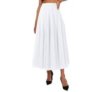 Meine Bestellung Anzeigen Tüllrock Regenbogen Damen Damen Faltenrock, Netzrock, Feenrock, Mittellanger Langer Rock, Tanzrock Gelbe Röcke Tütü Schwarz Damen Kurz Outlet Angebote Damen