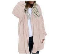 Meine Bestellungen Anzeigen 2024, Winterjacke Damen Sale, Outdoor Jacken Für Damen Winter Mit Taschenplüse Warm Mittleren Länge Zweiseitige Jacke Hemden Damen, Ubergangsjacken Damen Frühjahr Sale