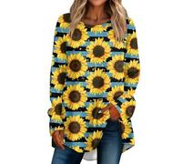 Meine Bestellungen Anzeigen Blusen & Tuniken Für Damen Elegante Oberteile Damen Tactical Shirt Gestreifter Bedruckt Long Sleeve Oversized Sweatshirt Rundhals Longshirt Casual Pulli Damen Sweatshirt Xl