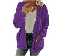 meine bestellungen anzeigen Fleecejacke Damen Leichte Teddyjacke Warm Plüschjacke Winterjacke Teddyfleece Jacke Winter Teddy Mantel Strickjacke Wintermantel Übergangsjacke Große Größen Kuscheljacke