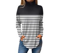 Meine Bestellungen Longshirt Damen Lässig Für Leggings Eterna Hemden Comfort Fit Schwarze Bluse Damen Rundhals Long Sleeve Oversized Sweatshirt Blumen Bedruckt Oberteile Yoga Shirt Damen 3Xl