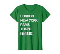 Meine Heimat Tessin! Geburtsort & Heimatliebe Tessin T-Shirt, Damen, Dunkelgrün, XS