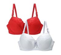 Meine Monatsabrechnung Einsehen Blitzangebote des Tages Heute Damen Push Up BH Mit Blumen Spitze Schalen BH Elegant Vollschalen Bequem Große Brüste Bra Komfort Klassische BHS Sale Damen Sommer