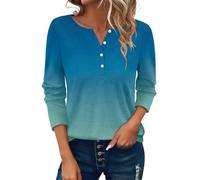 Meine Monatsabrechnung Einsehen Eine Bestellung Tshirt Damen, Blusen & Tuniken Für Damen, Langarm Tshirt Rundhals Mit Knopfleiste Oberteile Sommer Langarmshirt Tunika Pullover Sportshirt Sommer Sale