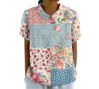 Meine Offene Rechnung Bei Einsehen Leinenbluse Damen Sommer Kurzarm Sommerbluse Musselin Shirt Leinen Tunika Große Größen Elegante Oberteile Leinenshirt Blitzangebote des Tages Aktuell