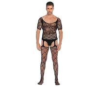 meiodtion Tanga Herren Dessous Erotisch Sexy Unterwäsche für Mann Sexy offene Dateien für Herren Netzstrumpfhose Strumpfhosen Bodys Strümpfe Clubwear Herren Sexy Unterhosen Männer Sexy