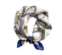 MEISEE Schal aus 100 % Maulbeerseide, klein, quadratisch, 53,3 x 53,3 cm, atmungsaktiv, leicht, für Damen, in Geschenkverpackung, Small