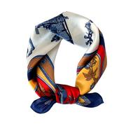 MEISEE Schal aus 100 % Maulbeerseide, klein, quadratisch, 53,3 x 53,3 cm, atmungsaktiv, leicht, für Damen, in Geschenkverpackung, Small