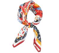 MEISEE Schal aus 100% reiner Maulbeerseide, quadratisch, 68,6 x 68,6 cm, Kopftuch, Kopftuch für Damen, in Geschenkverpackung, 27in*27n